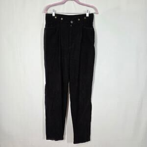 L.e.i. Chocolate Brown Vintage Corduroy Pleated Pants Size 11